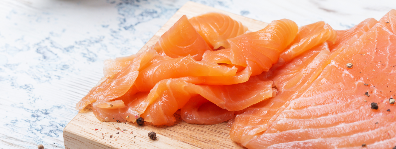 Salmon ahumado para deportistas