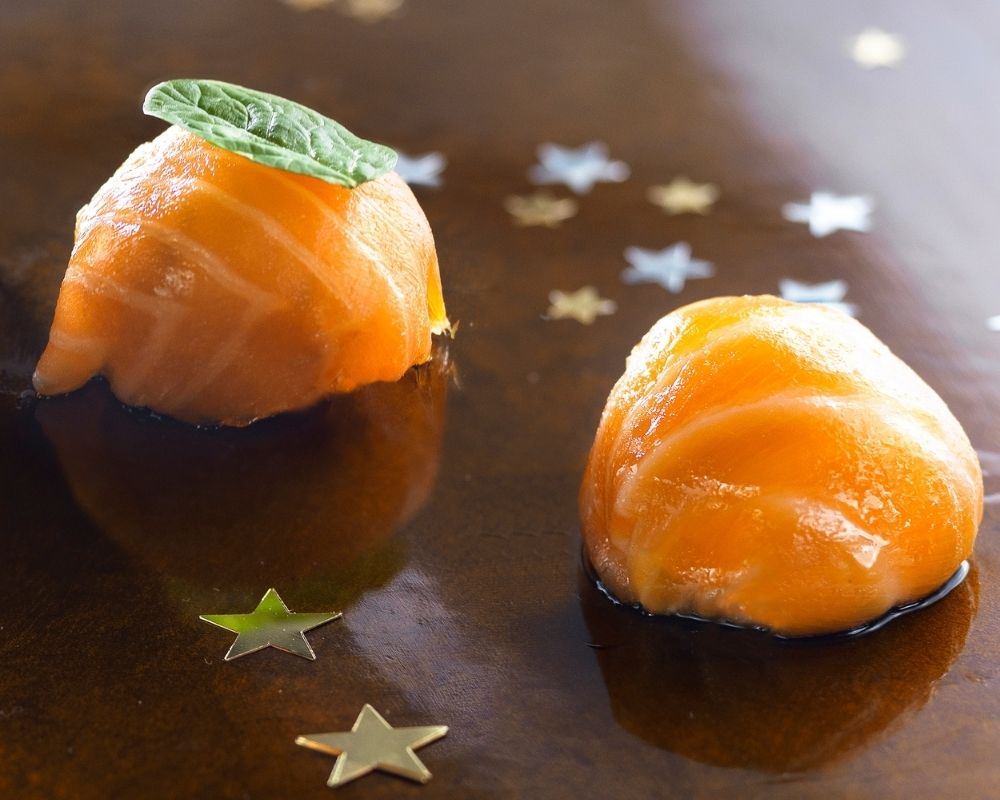 Entrantes para Navidad con salmón ahumado