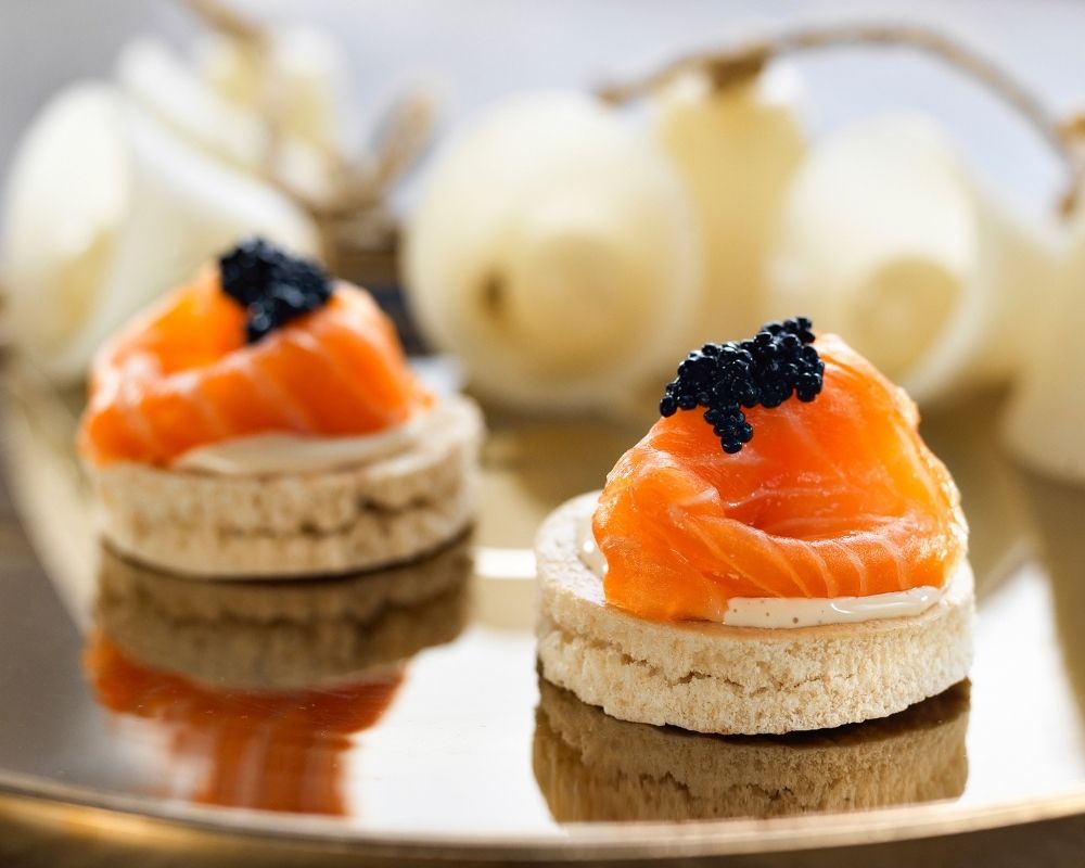 Recetas de salmón ahumado para Navidad