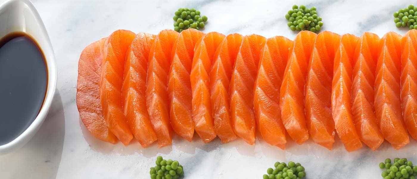 Sashimi de Salmón Ahumado