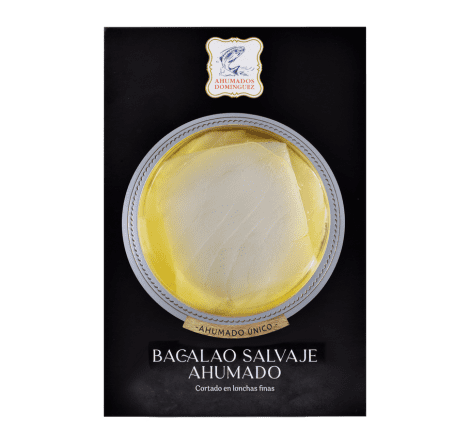 Bacalao Ahumado cortado en lonchas y conservado en aceite