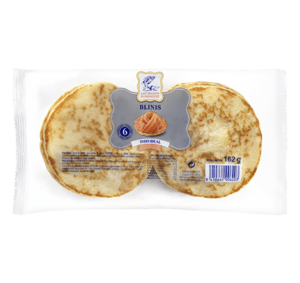 Blinis grandes para salmón