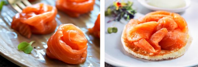 Como presentar salmon ahumado