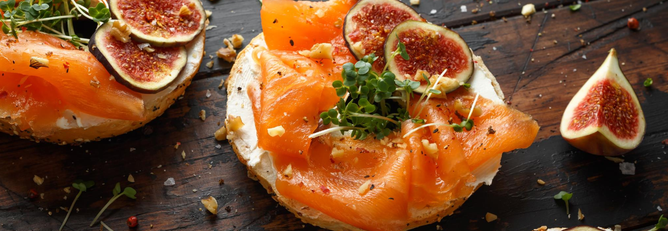 Salmon ahumado corazon