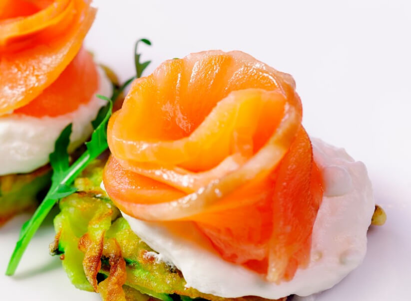 Receta de pinchos de salmón ahumado