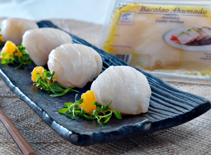 Receta de bombones de bacalao ahumado y cous cous