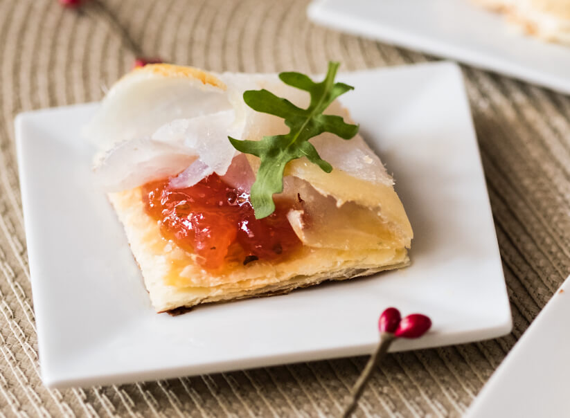 Receta de canapé de bacalao ahumado