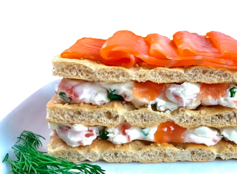 Receta de pastel de salmón ahumado