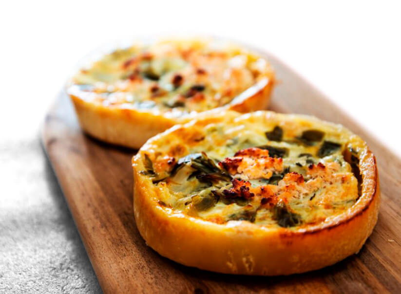 Receta de quiche de salmón ahumado
