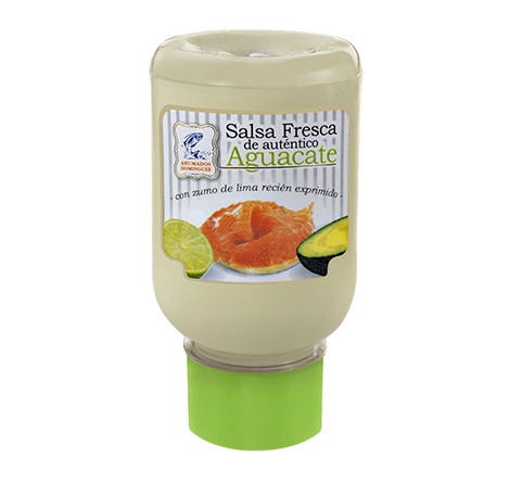 Salsa de aguacate para salmon ahumado de Ahumados Dominguez