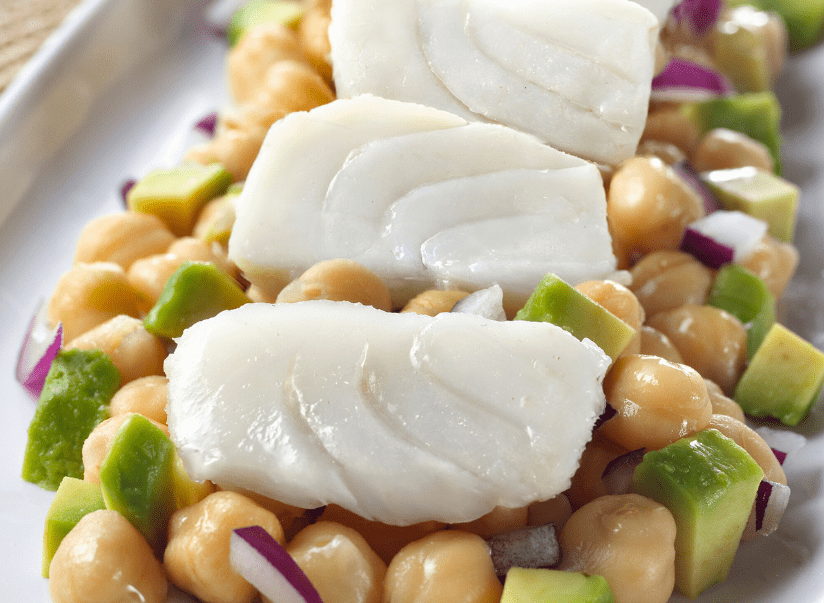 Garbanzos con Bacalao Desalado (Receta)