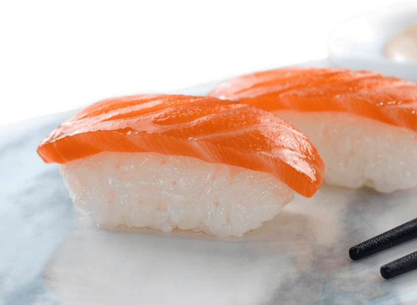 Nigiri de salmón ahumado