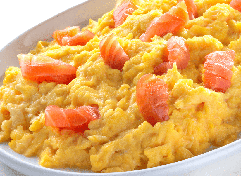 Huevos revueltos cremosos receta