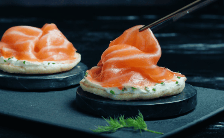 Cortador de salmón para bodas y eventos