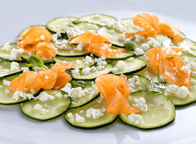 Carpaccio de calabacín