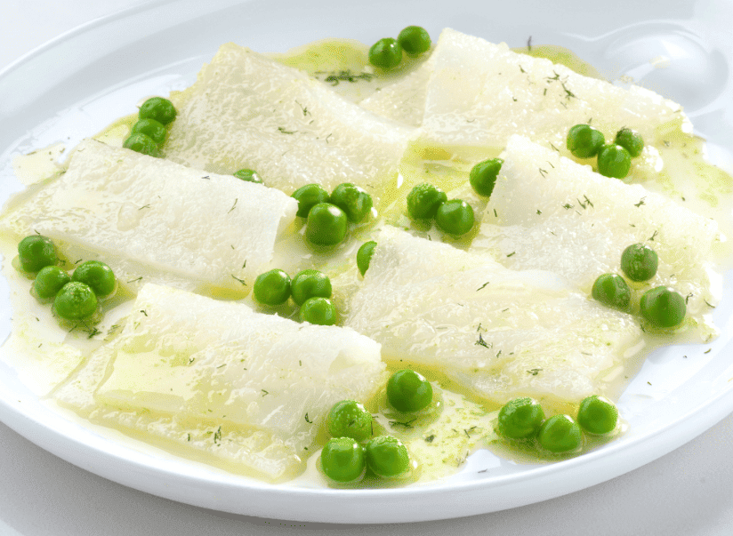 Bacalao con guisantes