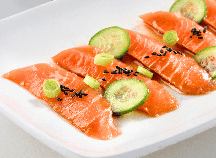 tiradito de salmón