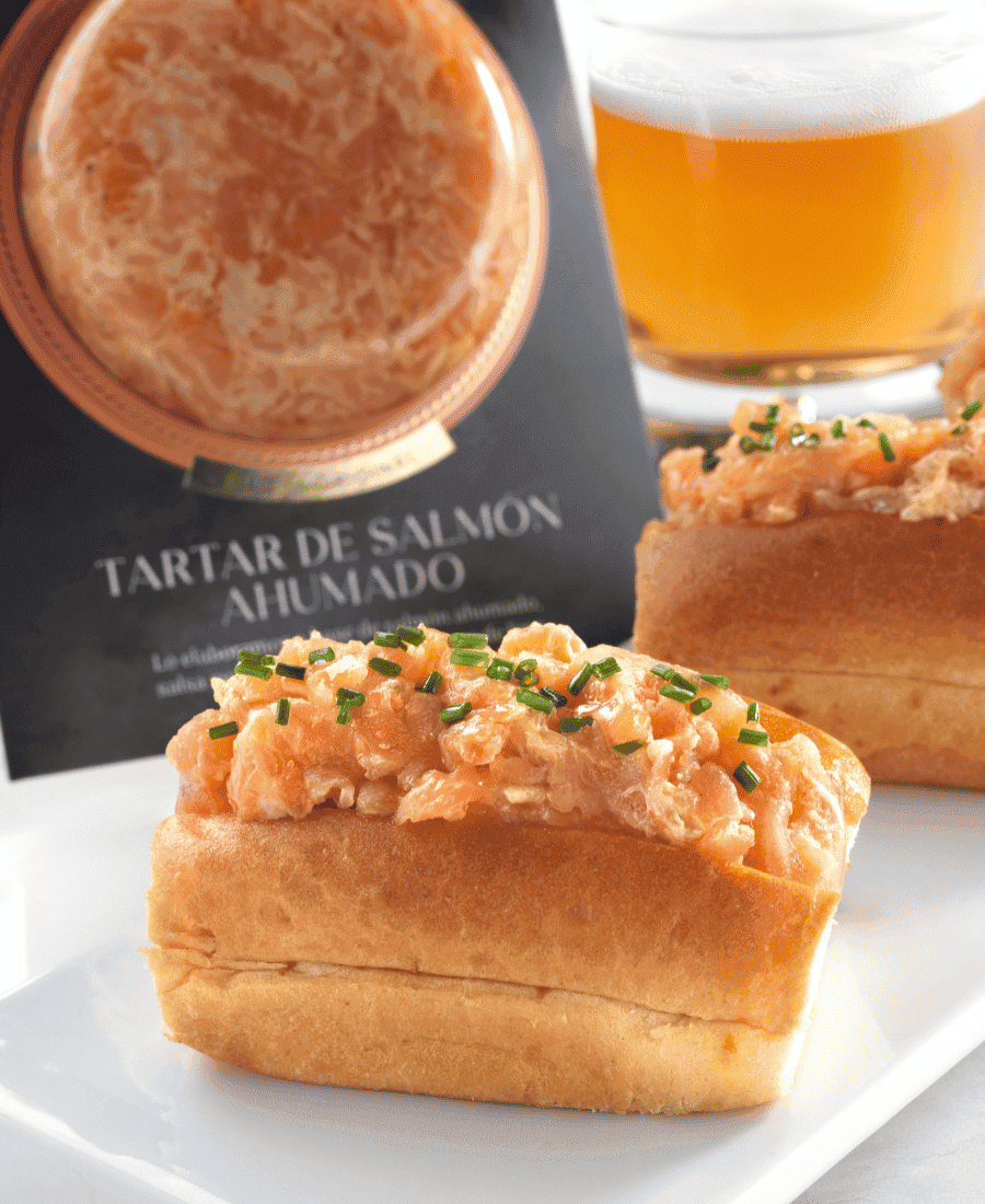 cerveza salmon ahumado