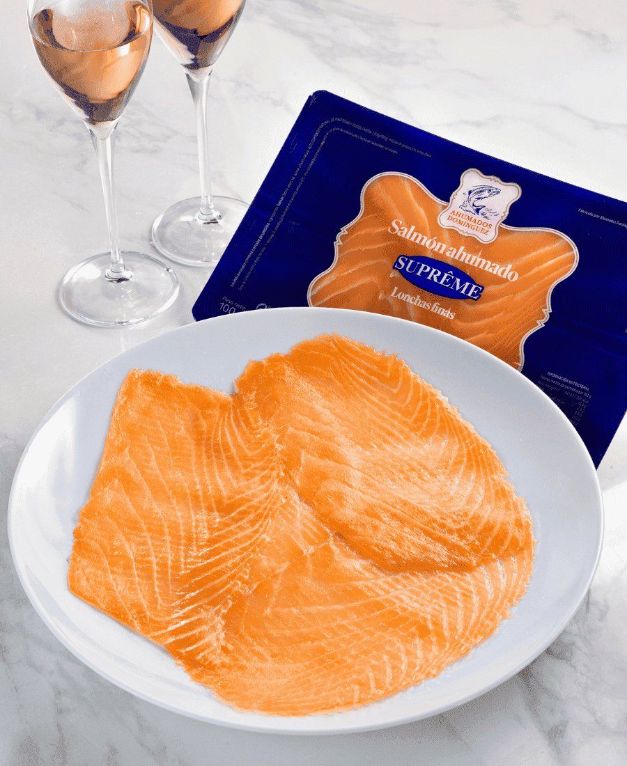 maridaje salmon ahumado