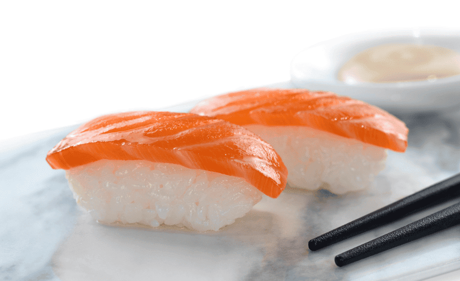Nigiri de salmón