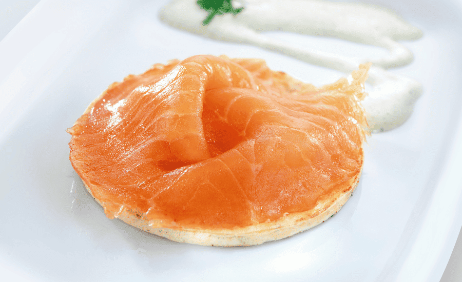 Receta blinis salmón