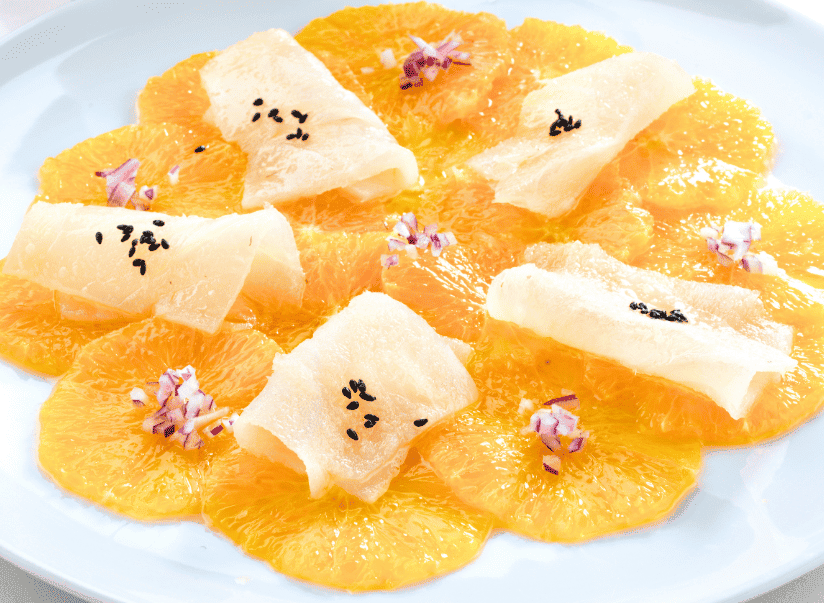 Carpaccio de naranja