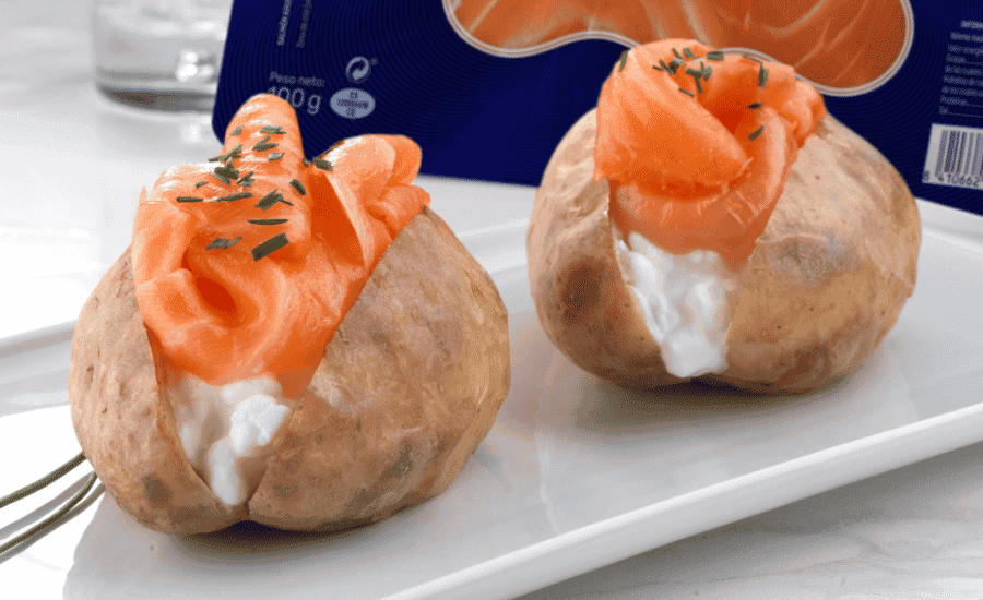 Menu de platos con patatas