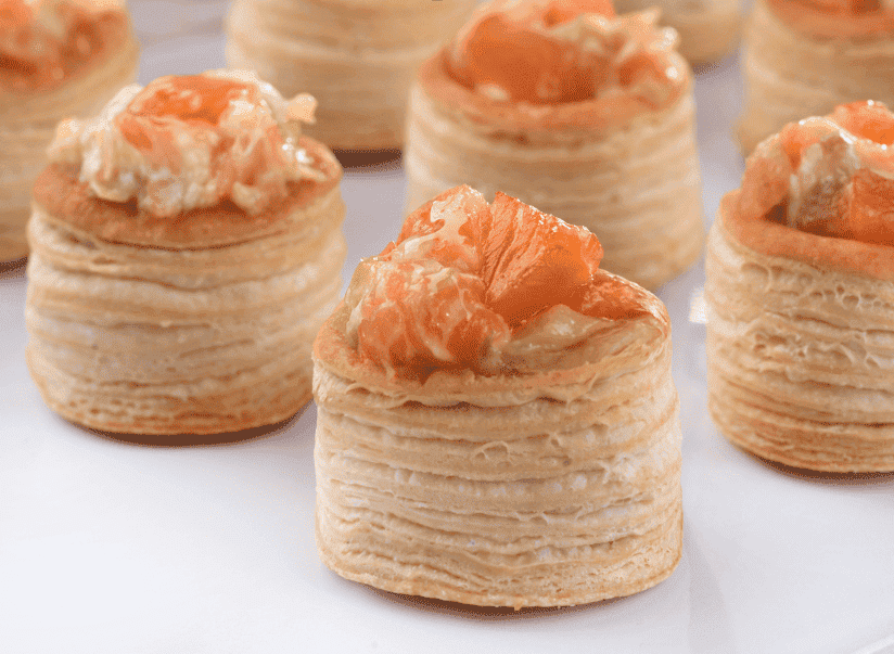 Volovanes rellenos